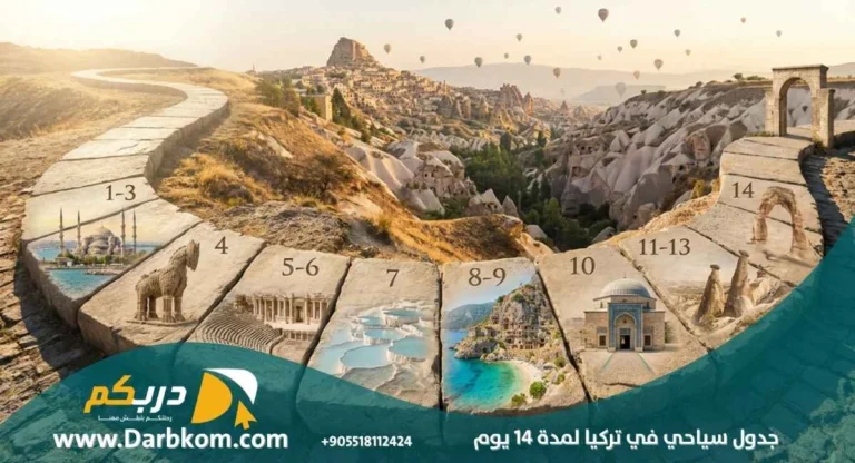 جدول سياحي في تركيا لمدة 14 يوم